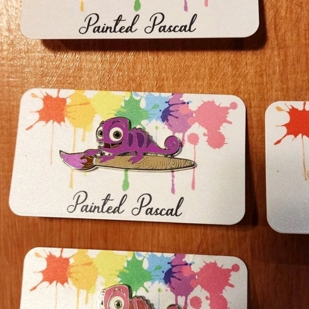 Painted Pascal Disney Fantasy Pin Set - Picture 3 of 7